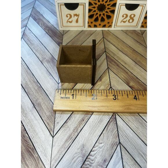 Ramadan Wooden Countdown LED Calendar Mosque Advent Calendar Decor & Kids Book - Picture 9 of 11